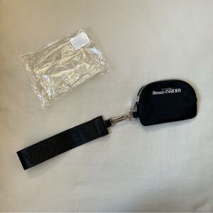Sephora Beauty Insider Black Cosmetic Pouch Wristlet
